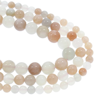 Sea opal pärlor, Rund, naturlig, olika storlek för val, blandade färger, Grade AAA, Såld Per Ca 15.5 inch Strand