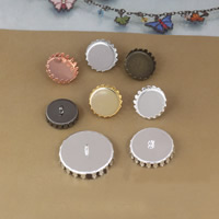 Brass Button Findings, Bottle Saver, plated, more colors for choice, nickel, lead & cadmium free, 12-25mm, 30PCs/Bag, Sold By Bag