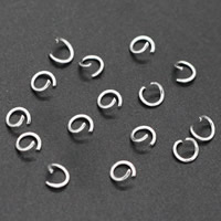 Iron nyílt Jump Ring, Vas, galvanizált, különböző méretű a választás, több színt a választás, ólom és kadmium mentes, 1000G/Bag, Által értékesített Bag