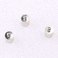 Brass End Cap, platinum color plated, different size for choice, nickel, lead & cadmium free, 200PCs/Bag, Sold By Bag