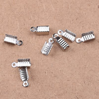 Brass, platinum color plated, nickel, lead & cadmium free, 12x5mm, 10000PCs/Bag, Sold By Bag
