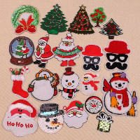 Sewing on Patch, Cloth, with Plastic Sequin, different styles for choice, 50PCs/Lot, Sold By Lot