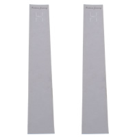 Plastic Necklace & Bracelet Display Card, Rectangle, fashion jewelry & decal, white, 210x30x0.50mm, 500PCs/Bag, Sold By Bag