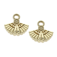 Zinc Alloy Tool Pendants Fan gold color plated lead & cadmium free Approx 1.5mm Sold By Bag