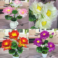 Kunstig blomst Home Decoration, Spun Silk, med Plastic, Flower, flere farver til valg, 500mm, 2pc'er/Bag, Solgt af Bag