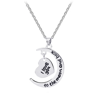 Tibetan Style Jewelry Necklace, with 1.96 lnch extender chain, platinum color plated, oval chain & with letter pattern & for woman, nickel, lead & cadmium free, 30x11mm, Sold Per Approx 17.7 Inch Strand