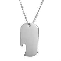 Unisex ogrlica, 304 nehrđajućeg čelika, bez spolne razlike & Lopta lanac, izvorna boja, 50mm, Prodano Per Približno 17.5 inčni Strand
