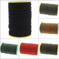 Nylon Cord, with plastic spool, elastic, more colors for choice, 0.5mm, Approx 400m/Spool, Sold By Spool