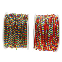 Nylon Cord, with plastic spool, more colors for choice, 1.5mm, Approx 100Yards/Spool, Sold By Spool