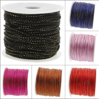 Cordon en nylon, corde en nylon, avec bobine plastique & fil de fibre chimique, plus de couleurs à choisir, 2mm, Environ 100yardsyard/bobine, Vendu par bobine