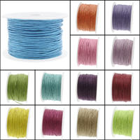 Nylon Cord, with plastic spool, more colors for choice, 1mm, Approx 80m/Spool, Sold By Spool