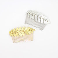 Bridal Decorative Hair Comb Zinc Alloy plated for bridal lead & cadmium free Sold By PC