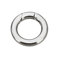 Stainless Steel Snap Clasp Donut original color Sold By Lot