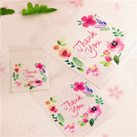 Gift Wrap Bags, Plastic, Square, different size for choice & with letter pattern, 3PCs/Bag, Sold By Bag