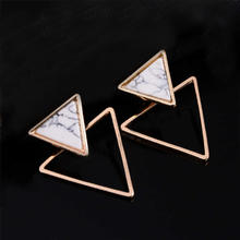 Zinc Alloy Stud Earring with Turquoise plated lead & cadmium free   Sold By Pair