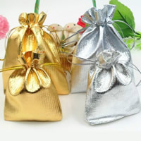 Jewelry Pouches Bags, Cloth, Rectangle, more colors for choice, 50x70mm, 100PCs/Bag, Sold By Bag