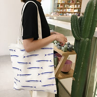 Shopping Eco Grocery Tote Bag , Canvas, Rectangle, 360x400mm, Sold By PC