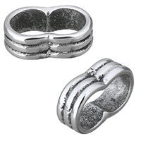Stainless Steel Bracelet Finding, blacken, 13x4.50x8mm, Hole:Approx 10x4mm, 10PCs/Lot, Sold By Lot