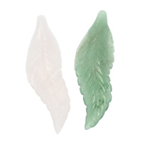 Gemstone Jewelry Beads Leaf & no hole 6- Sold By PC