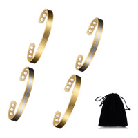 Brass Cuff Bangle, plated, hygienical & for woman, more colors for choice, lead & cadmium free, 8mm, Inner Diameter:Approx 55mm, Length:Approx 6.5 Inch, Sold By PC