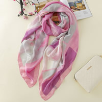 Silk Scarf , Imitation Silk, more colors for choice, 90x180cm, Sold By Strand