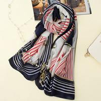 Bufanda de seda, seda de imitación, más colores para la opción, 90x180cm, Vendido por Sarta