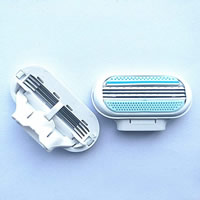 Plastic Hair Removal Blades with Stainless Steel for woman Sold By Bag