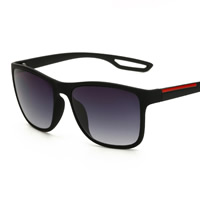 Fashion zonnebril, PC Plastic, met PC plastic lens, uniseks, meer kleuren voor de keuze, 140x45x142mm, Verkocht door PC