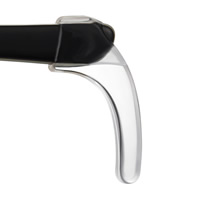 Silikon Glasögon Ear Hook, 23x8x4mm, Hål:Ca 4mm, 10Pairs/Bag, Säljs av Bag