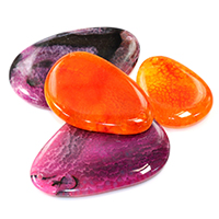 Dragon Veins Agate Pendant, natural & mixed, 34-46x44-69x7-9mm, 10PCs/Lot, Sold By Lot