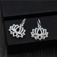 925 Sterling Silver Pendant, Flower, hollow, 11.40x10.50mm, Hole:Approx 2mm, 20PCs/Lot, Sold By Lot