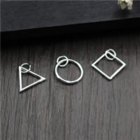 925 Sterling Silver Pendant, different styles for choice, Hole:Approx 2mm, 20PCs/Lot, Sold By Lot