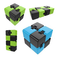Fidget Cube Box, Plastic, more colors for choice, 40x80x20mm, Sold By PC