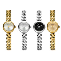 Kimio® femmes Jewelry Watch, alliage de zinc, avec verre & acier inoxydable, Placage, 10M étanche & pour femme & avec strass, plus de couleurs à choisir, protéger l'environnement, sans nickel, plomb et cadmium, 20.5mm, Longueur:7.8 pouce, Vendu par PC