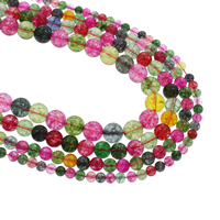 Sintetico - Tourmaline perla, Cerchio, formato differente per scelta, Foro:Appross. 1mm, Venduto per Appross. 15.5 pollice filo
