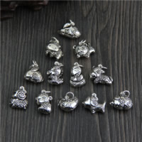 Bali Sterling Silver Pendants, Tailandia, Animal, Vario tipos a sua escolha, Buraco:Aprox 2mm, vendido por PC