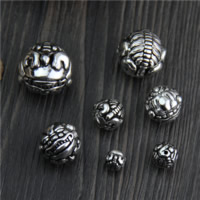 Thailand Sterling Silver Beads, Fabulous Wild Beast, different size for choice, Sold By Lot