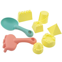 Bambini giocattoli da spiaggia, plastica, misto, 4.5x4.5x4.2cm-17x8x3.5cm, 8PC/set, Venduto da set