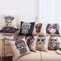 Cushion Cover, Cotton Fabric, different designs for choice, 450x450mm, Sold By PC