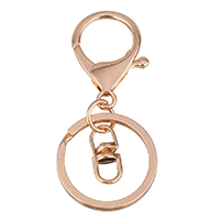 Zinc Alloy Key Clasp with Iron gold color plated 70mm 35mm 30mm Sold By Lot