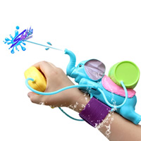 Plastic Water Gun Toy​, Elephant, for children, 195x100x95mm, Sold By PC