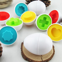 Baby Learning Toys, Plastic, mixed colors, 65x45mm, 6PCs/Bag, Sold By Bag