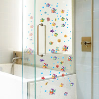 Wall Stickers & Decals, PVC Plastic, Fish, adhesive & waterproof, 980x600mm, Sold By PC