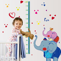 Wall Stickers & Decals PVC Plastic Elephant adhesive & waterproof Sold By PC