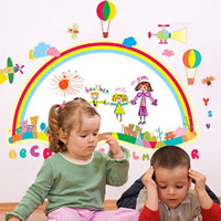 Wall Stickers & Decals PVC Plastic adhesive & waterproof Sold By PC