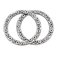 Tibetan Style Linking Ring, Donut, antique silver color plated, nickel, lead & cadmium free, 32x1.50mm, Inner Diameter:Approx 24mm, 100PCs/Lot, Sold By Lot