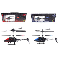 plastique Hélicoptère télécommande jouet, avec le motif de lettre, plus de couleurs à choisir, 130x60x335mm, Vendu par PC