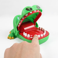 Plastic Lastig speelgoed, Krokodil, 150x110x90mm, Verkocht door PC