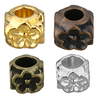 Zinc Alloy Flower Beads plated nickel lead & cadmium free Sold By Lot