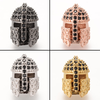 Cubic Zirconia Micro Pave Brass Beads Helmet plated micro pave cubic zirconia nickel lead & cadmium free Approx 2-3mm Sold By Bag